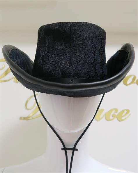 did gucci ever make a cowboy hat|white double chain cowboy hat.